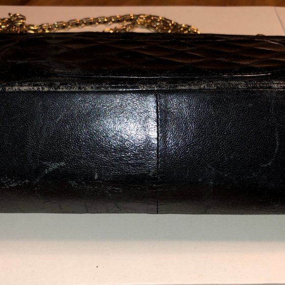 ♥ SOLD-Authentic Rare Vintage Black Chanel Bag - Picture 13 of 16